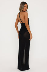 Mykonos Love Maxi Dress Black