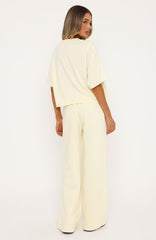 Never Missed Wide Leg Sweatpants Butter