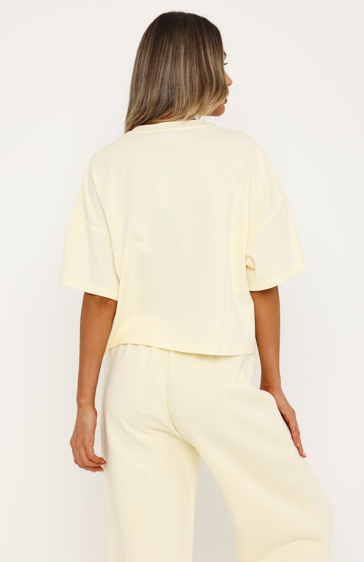 Never Missed Boxy Oversized Tee Butter