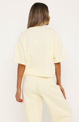 Never Missed Boxy Oversized Tee Butter