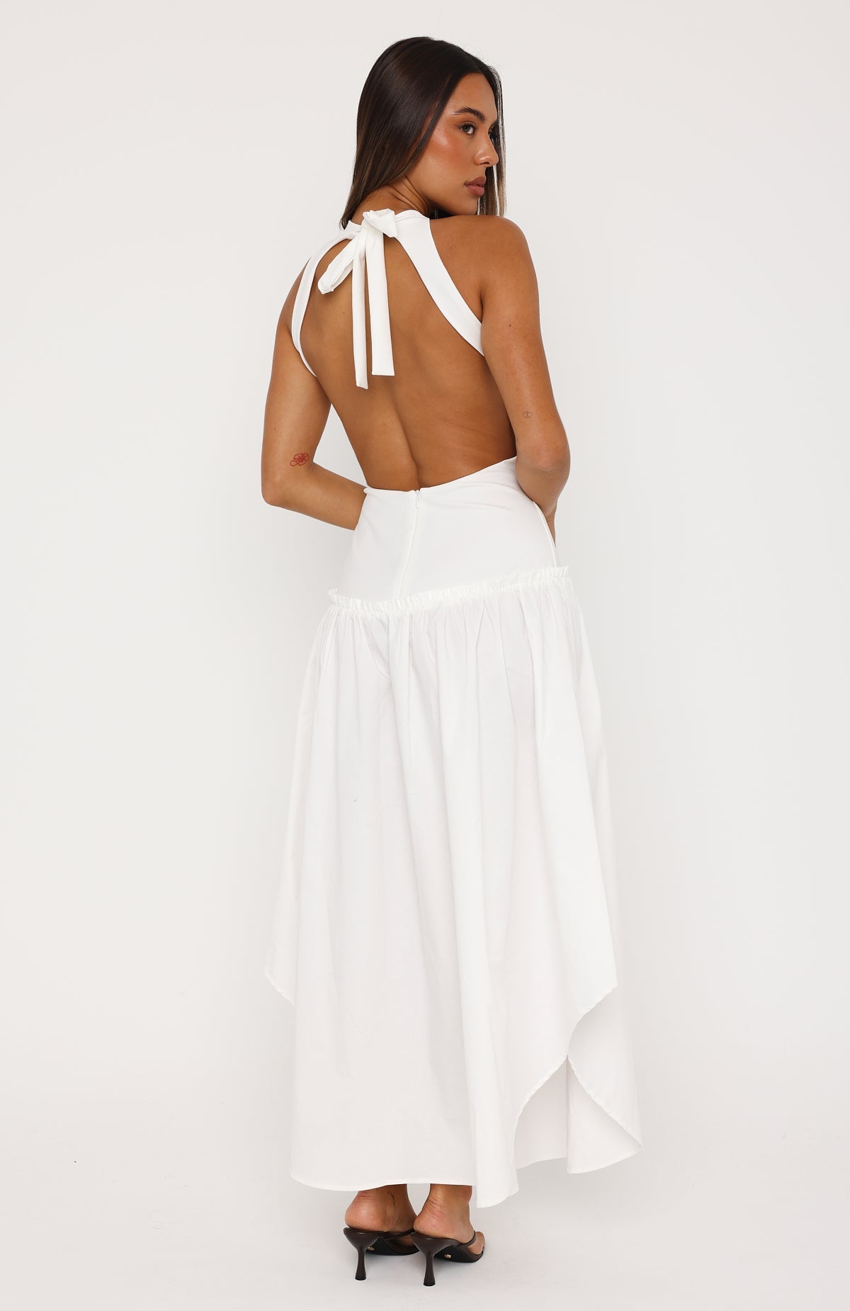 Never Yours Maxi Dress White