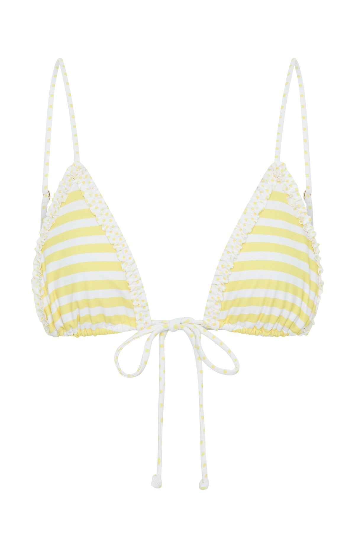 Noosa Bikini Top Lemoncello Stripe