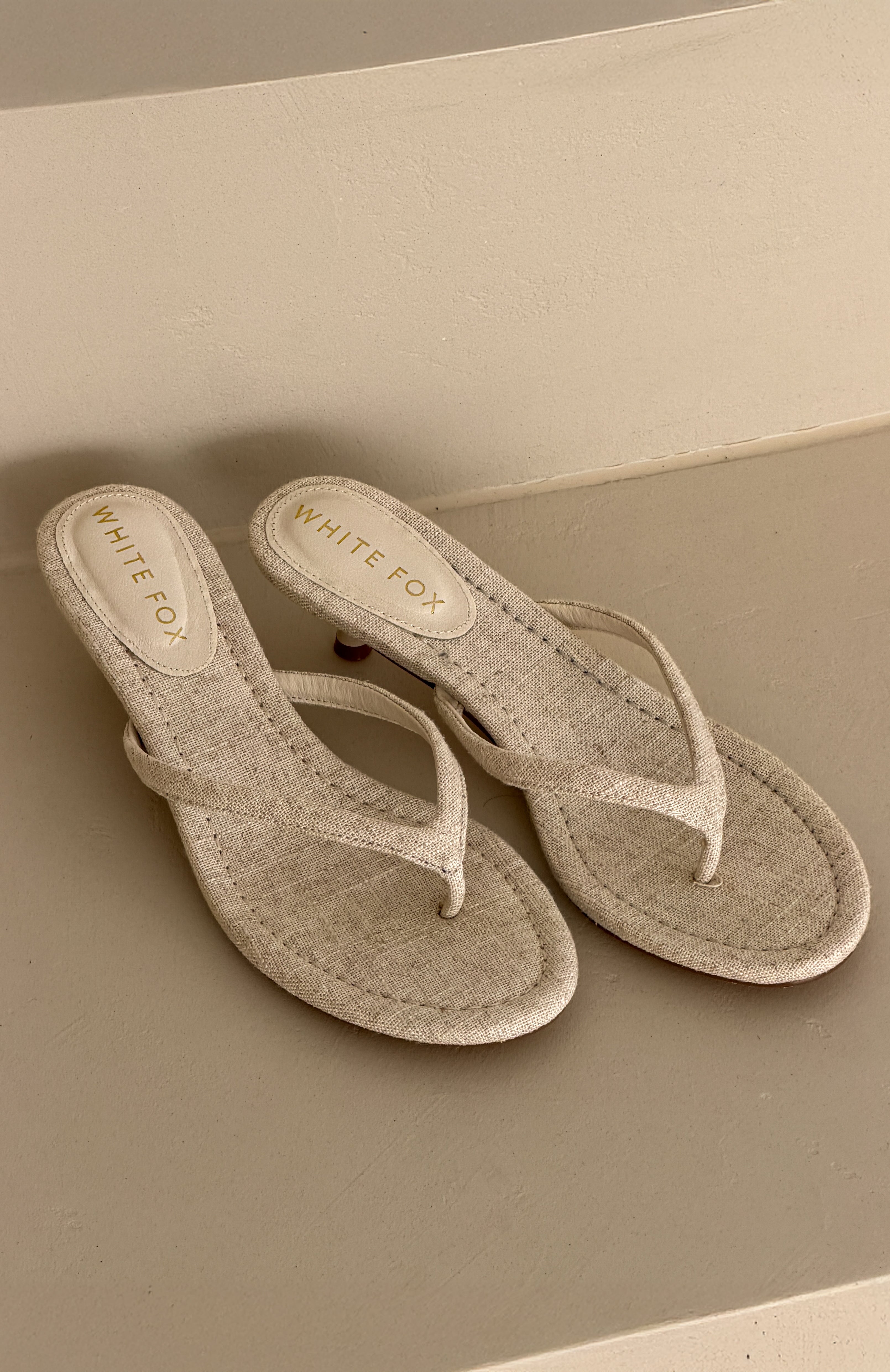 Orion Thong Kitten Mules Oat