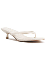 Orion Thong Kitten Mules Oat