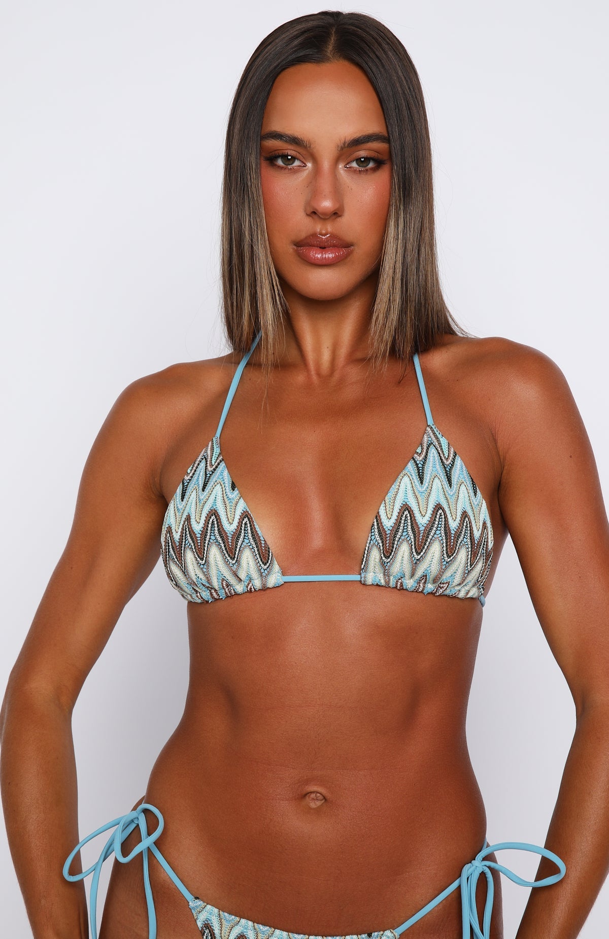 Orlani Bikini Top Ocean Waves