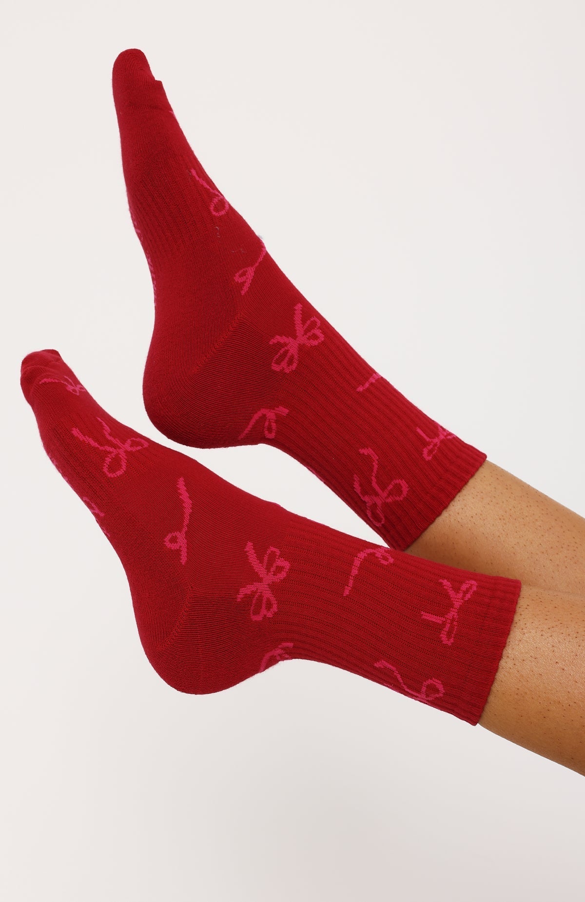 Own Muse Socks Burgundy/Pink