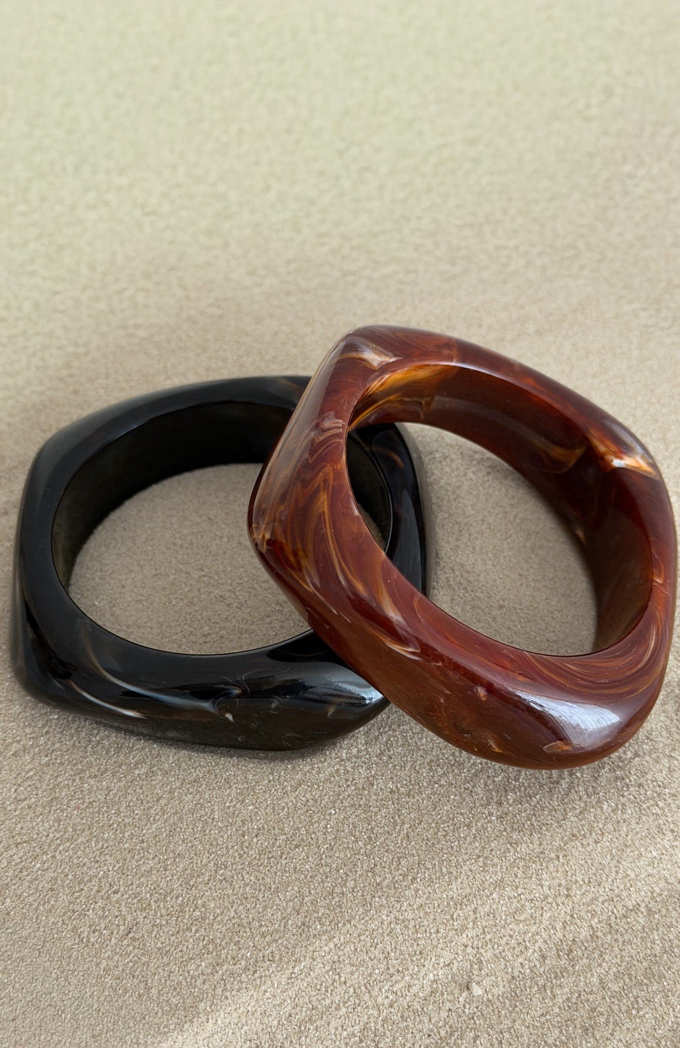 Paul Bracelet Set Choc/Caramel