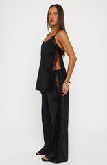 Porcelain Nights Pants Black
