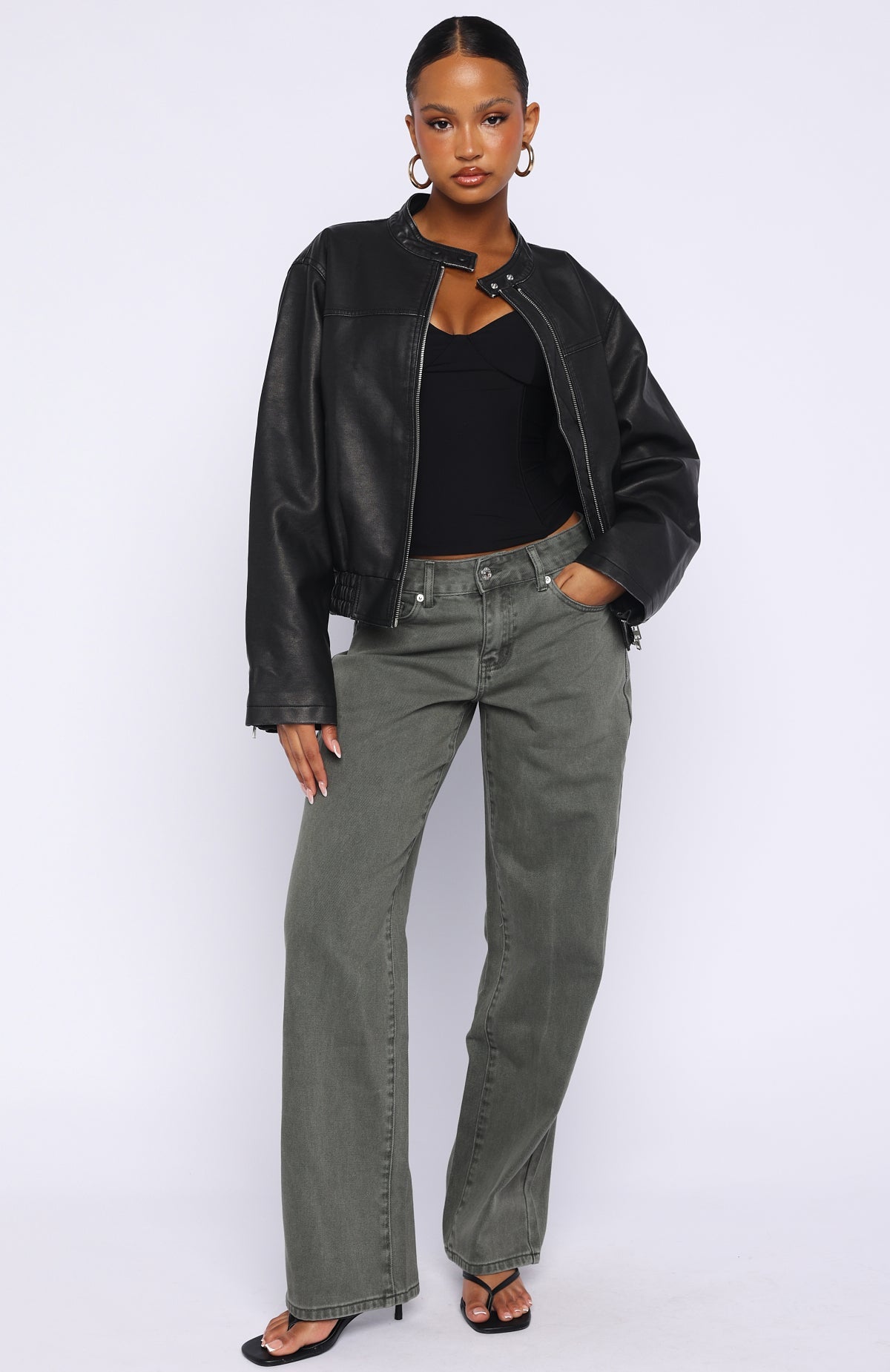 Put In Effort Jacket Black