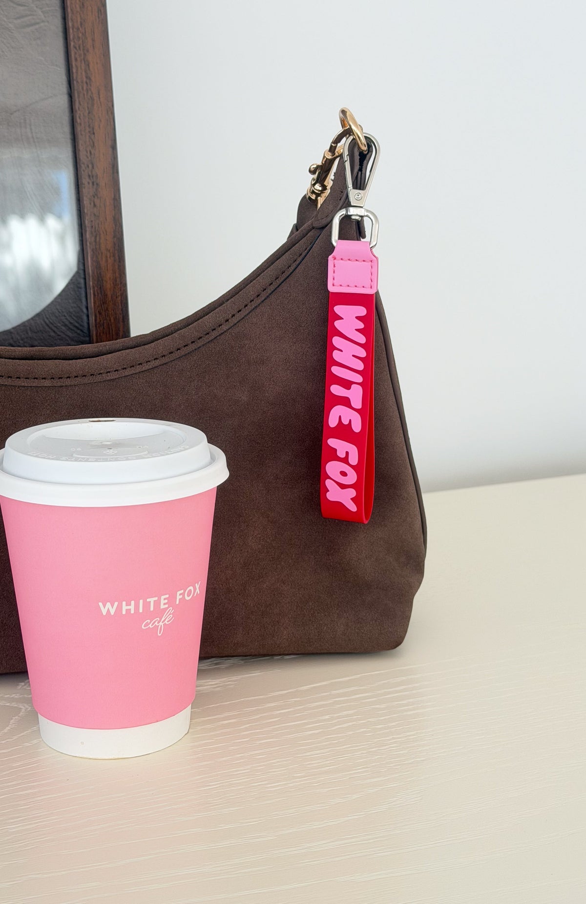 Quick Check Keychain Red/Pink