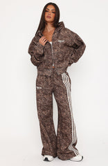 Release 15 Asalia Wide Leg Sweatpants Animal Print