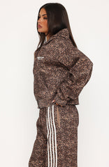 Release 15 Asalia Boxy Zip Front Hoodie Animal Print