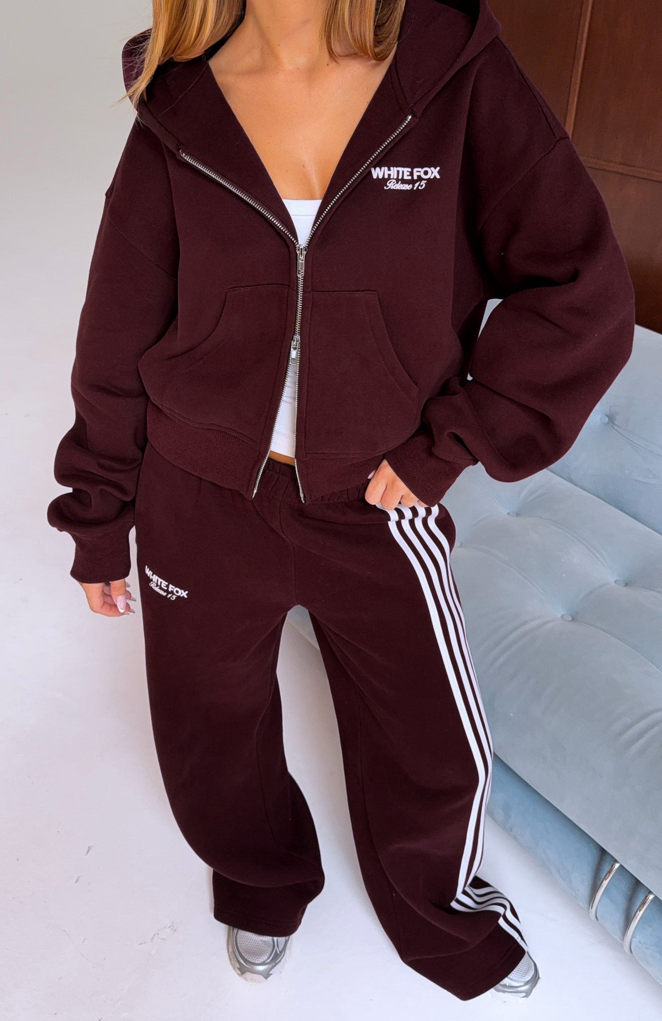 Release 15 Asalia Wide Leg Sweatpants Plum