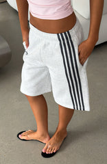 Release 15 Asalia Longline Lounge Shorts Grey Marle