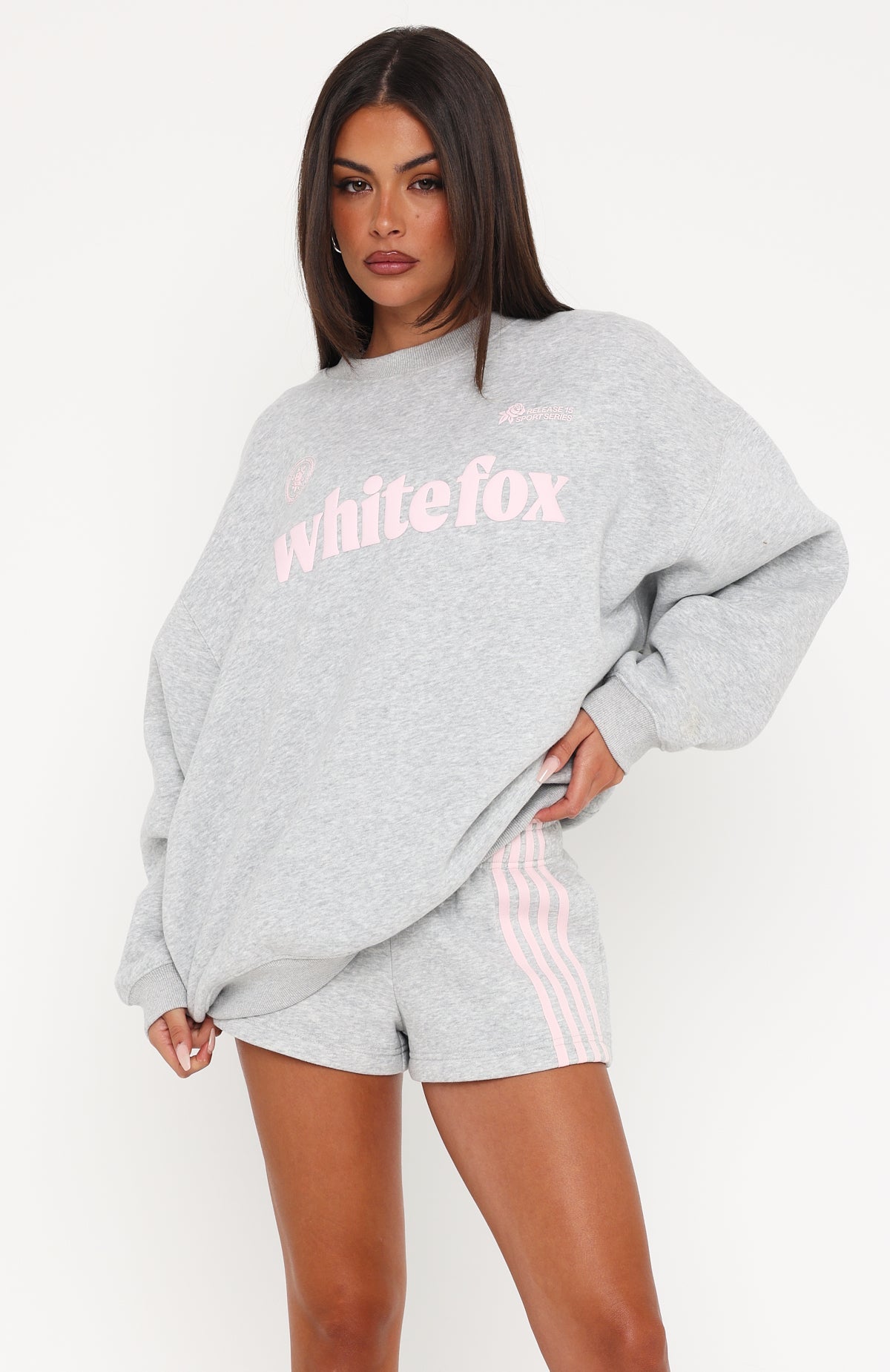 Release 15 Janie Oversized Drop Shoulder Sweater Dark Grey Marle
