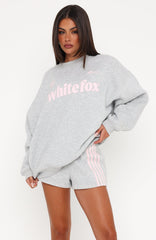 Release 15 Janie Oversized Drop Shoulder Sweater Dark Grey Marle