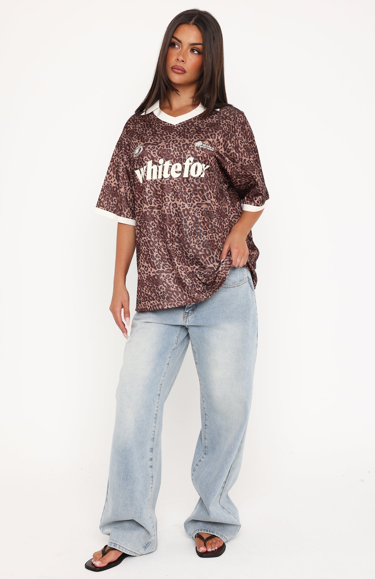 Release 15 Janie Oversized Jersey Animal Print