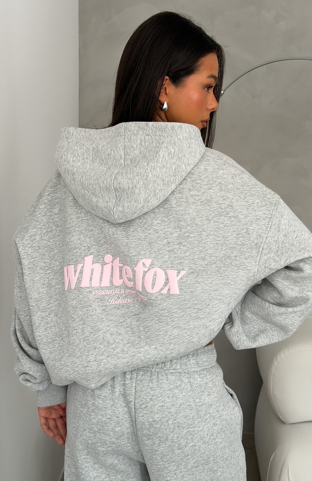 Release 15 Kiana Oversized Hoodie Dark Grey Marle