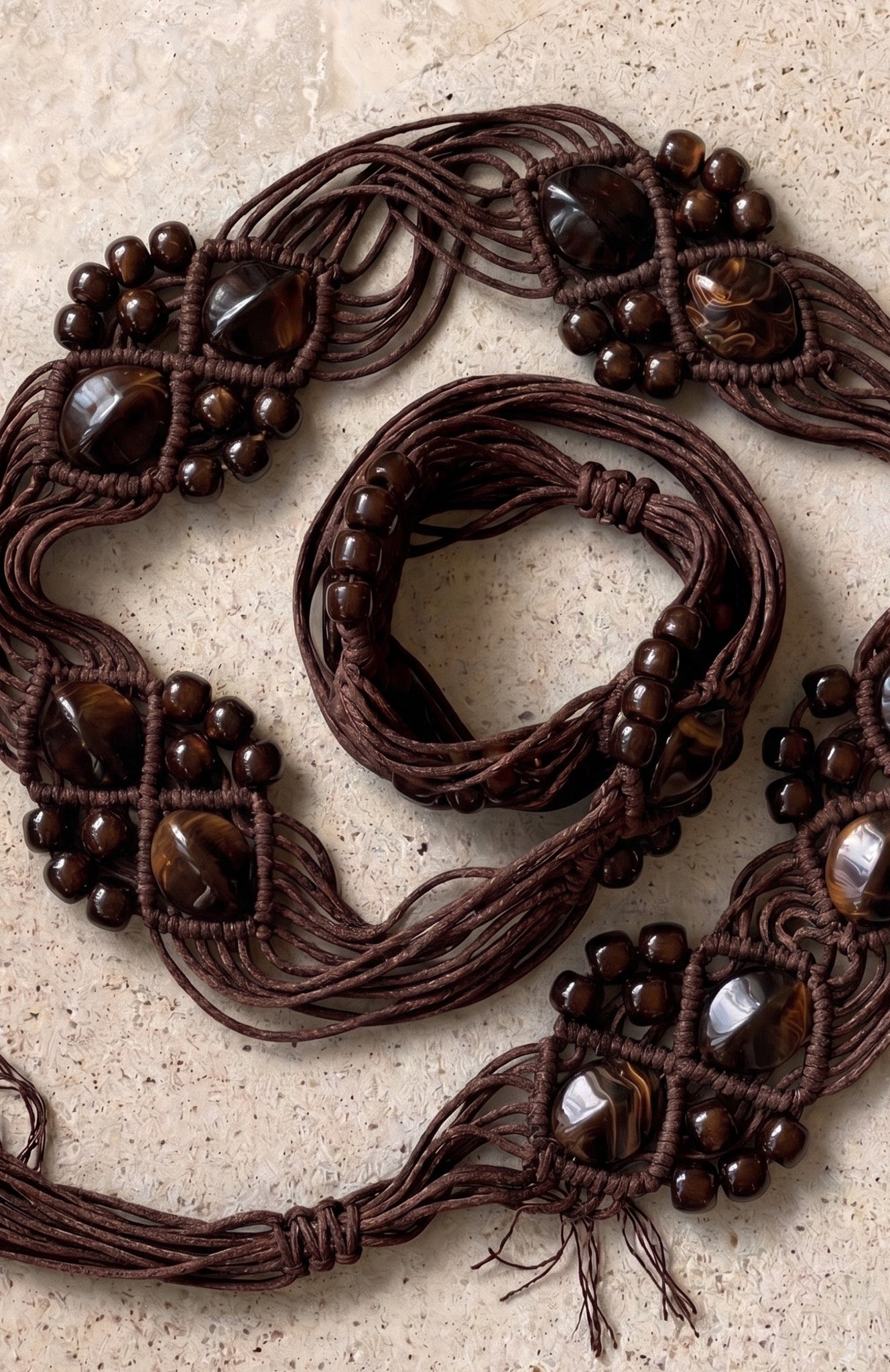 Sasa Wrap Belt Chocolate