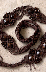 Sasa Wrap Belt Chocolate