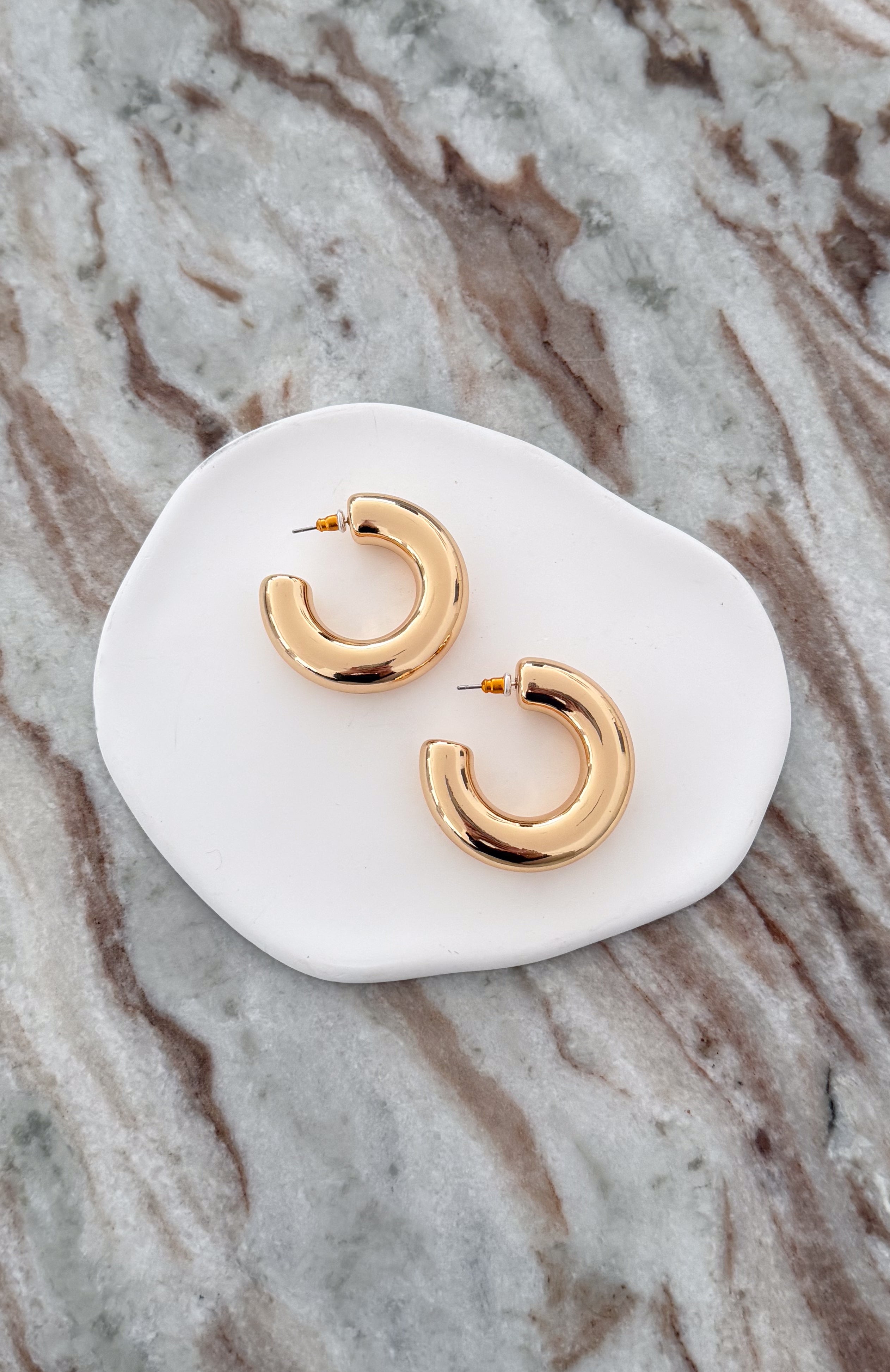 Sebastian Hoop Earrings Gold