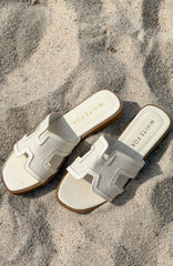 Sophia Canvas Sandals Cream/Natural