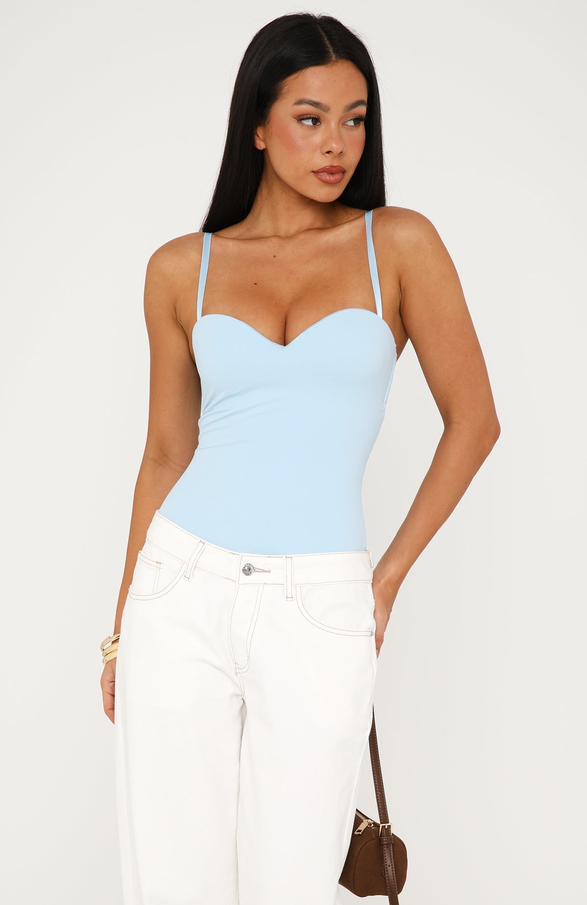 Stuck To You Bodysuit Blue