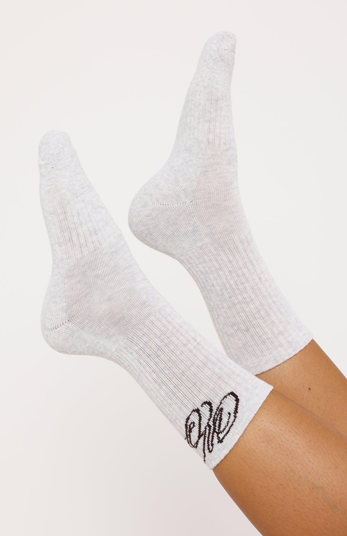 Studio 17 Raven 2 Pack Socks Red/Grey Marle