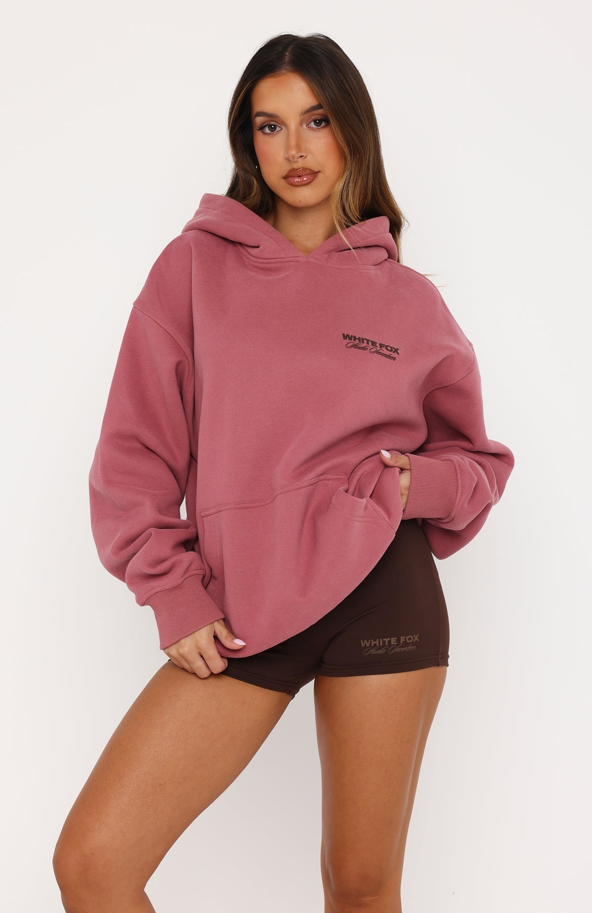 Studio 17 Tallulah Oversized Hoodie Dusty Plum