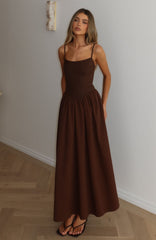 Sundrift Maxi Dress Chocolate