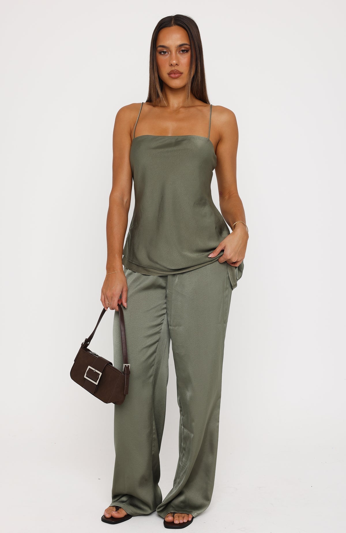 Sweet Sway Top Olive