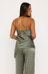 Sweet Sway Top Olive