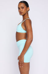 Spin Seamless Bike Shorts 4" Malibu Blue
