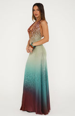 The Flirt Maxi Dress Opal Halo