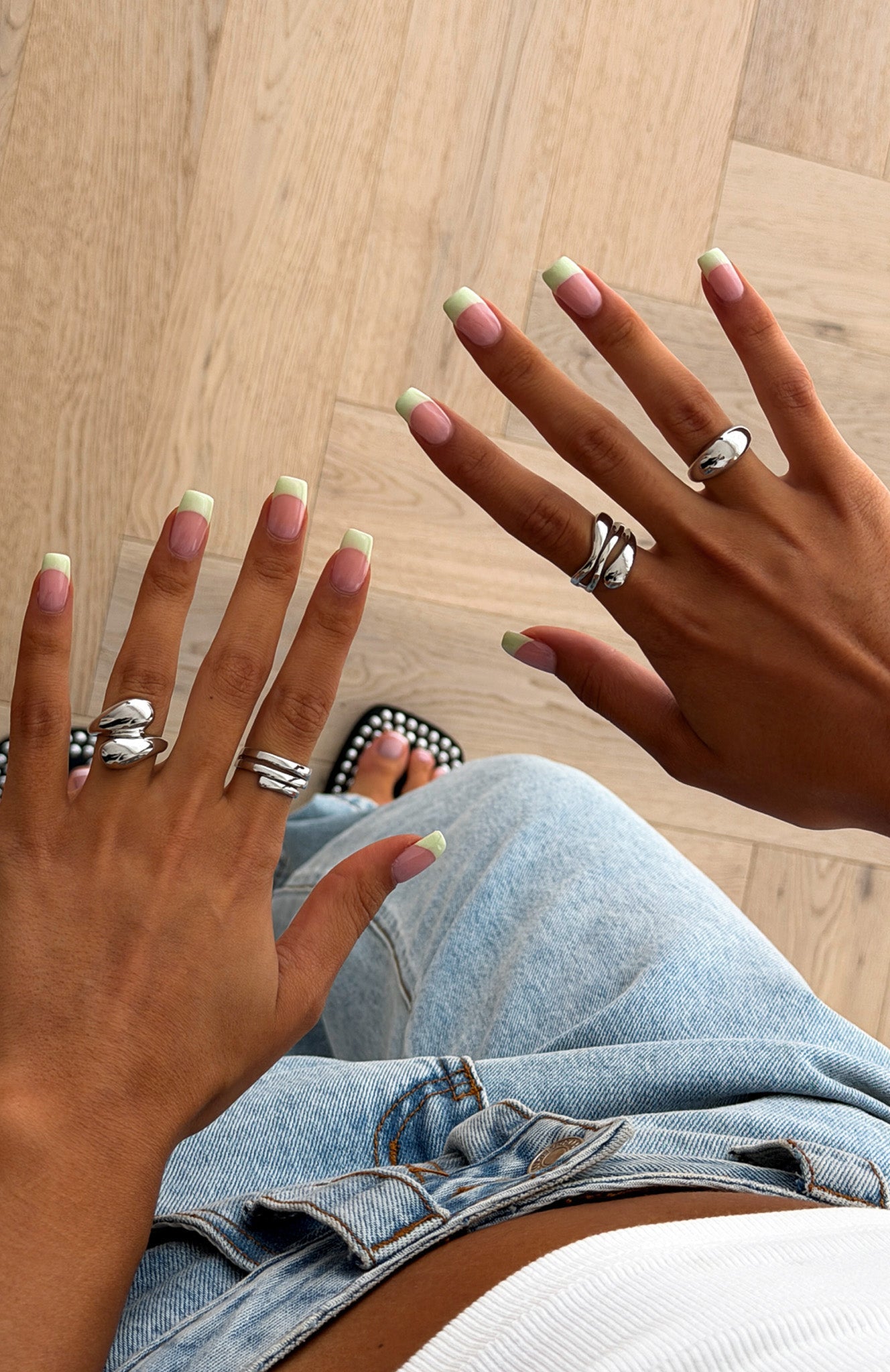 Timea Ring Set Silver