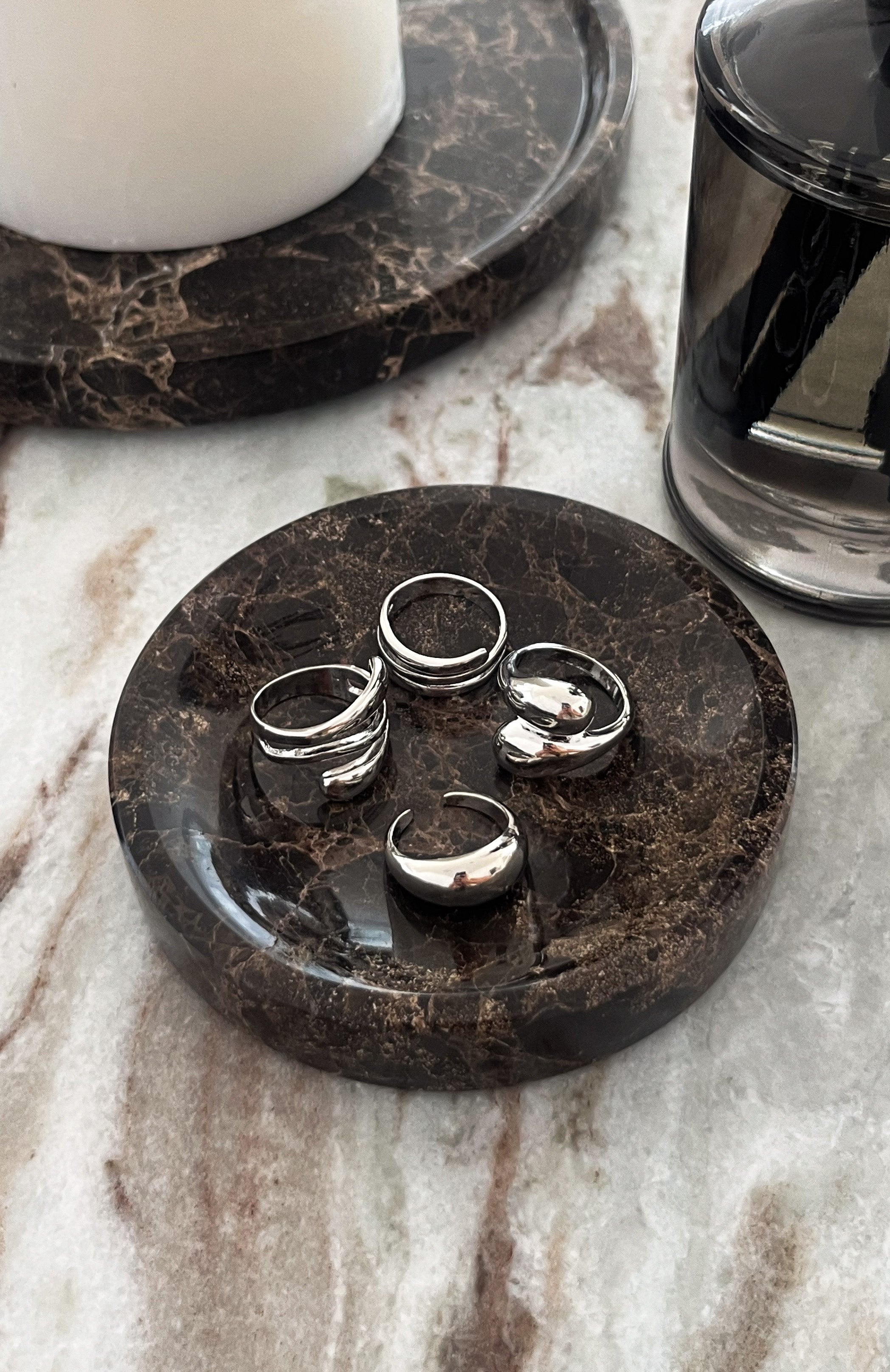 Timea Ring Set Silver