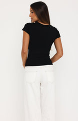 Too Blessed Tee Black