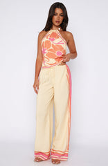 Tropic Muse Pants Lemon Symphony