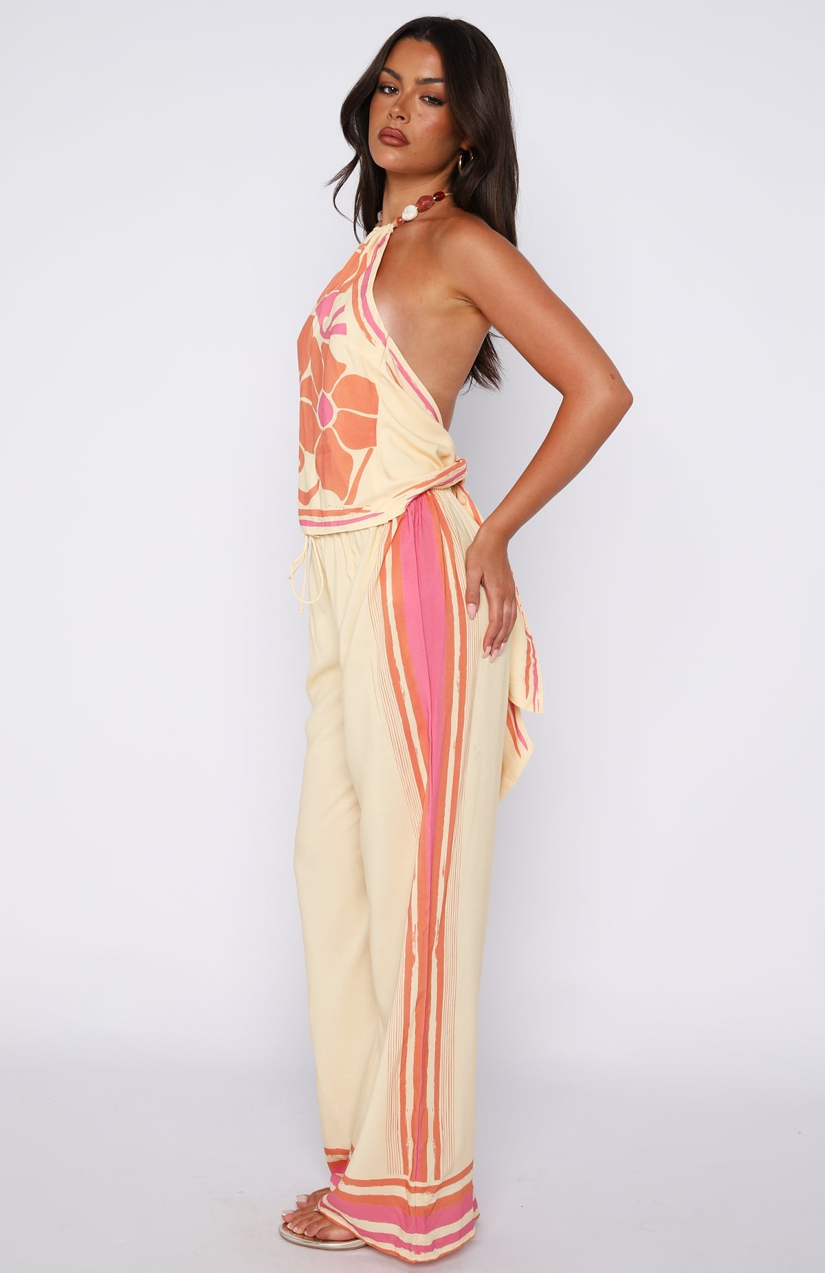 Tropic Muse Pants Lemon Symphony