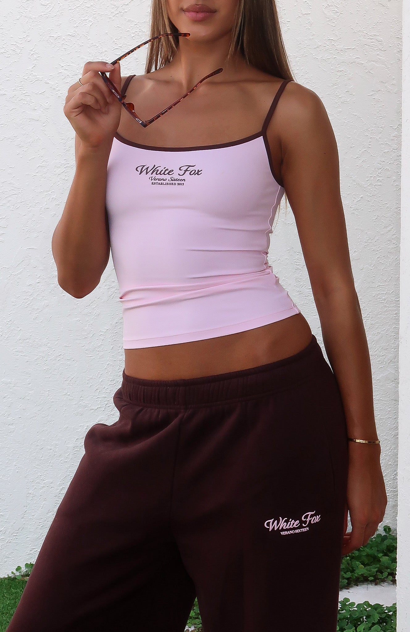 Verano Sixteen Giulia Singlet Top Pink