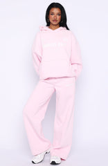 Vibe Too High Wide Leg Sweatpants Pink