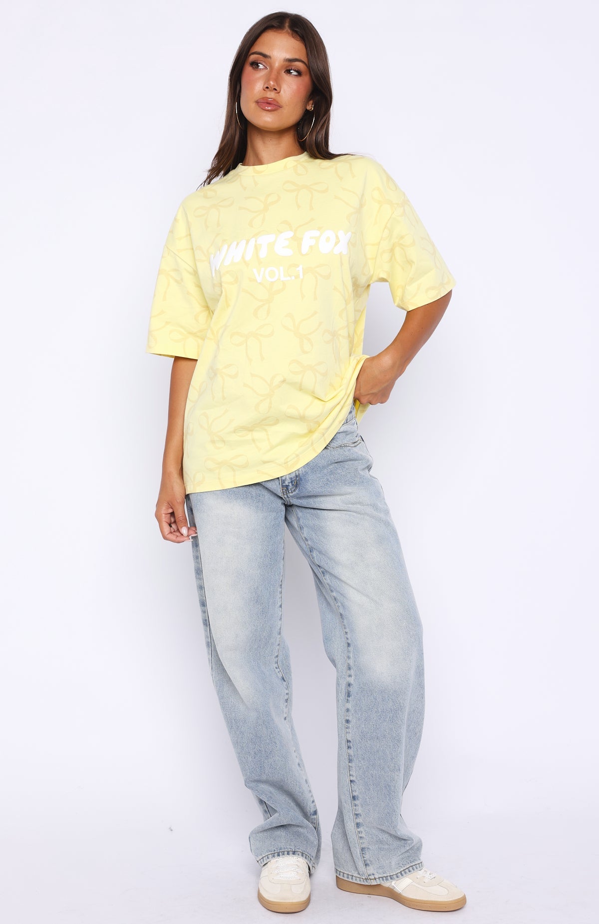 Vol. 1 Oversized Tee Lemon Bow