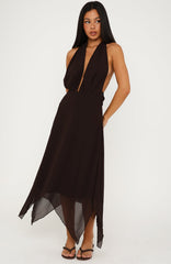 Weightless Maxi Dress Chocolate