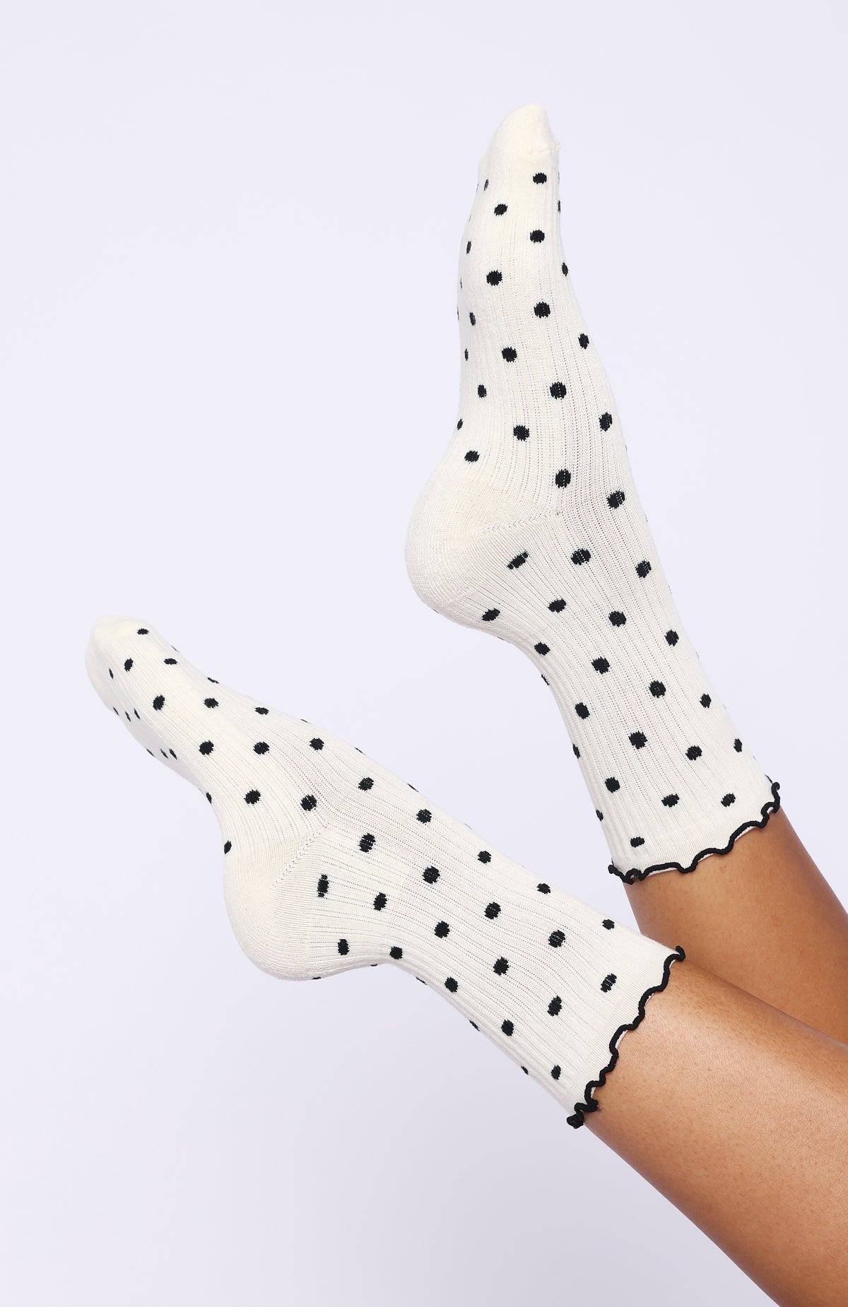 Worth Sharing 2 Pack Socks Cream/Black