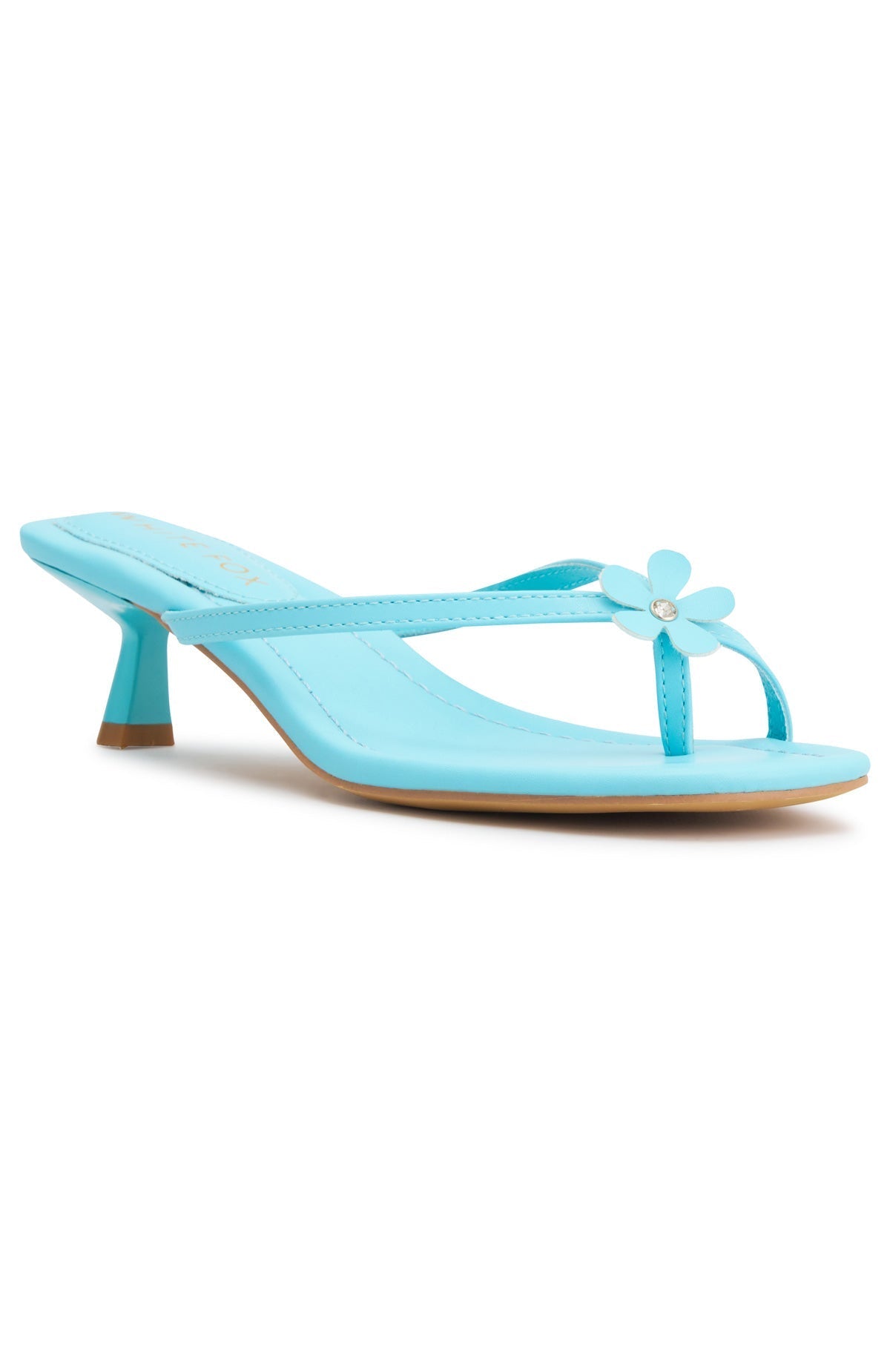 Jarrah Thong Heels Turquoise