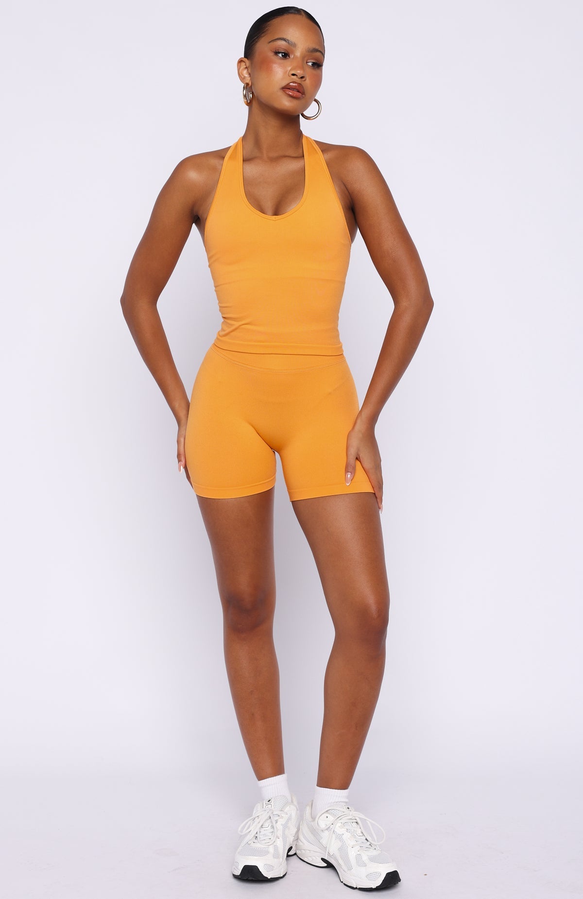 Grit Seamless Active Tank Mango