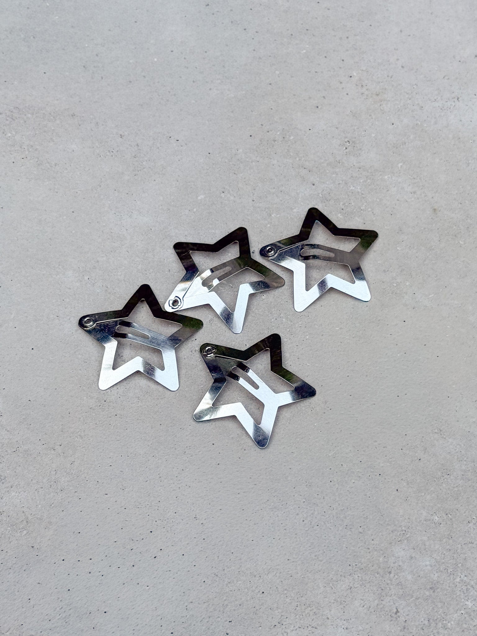Axton 6 Pack Hair Clips Silver
