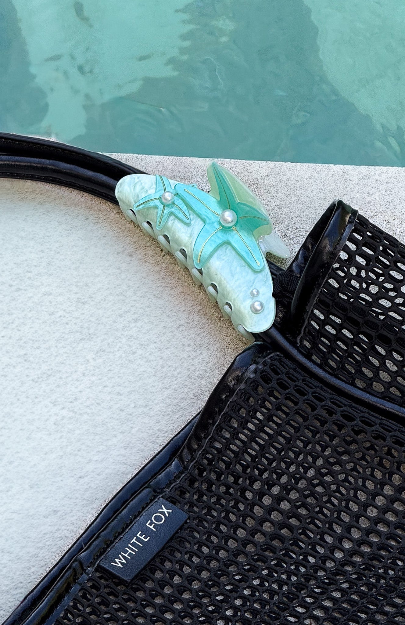 Egon Hair Clip Aqua