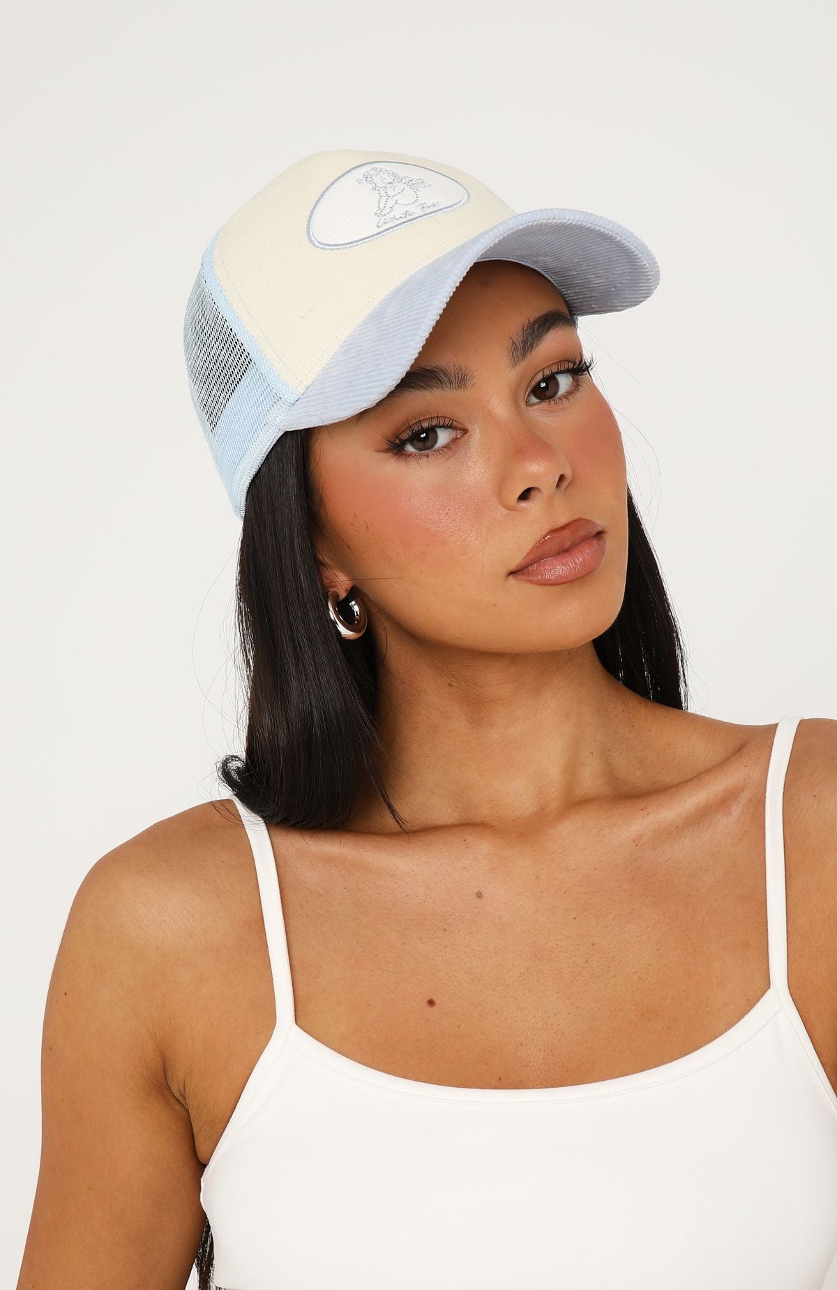 Just Too Cute Cap Baby Blue/Cream