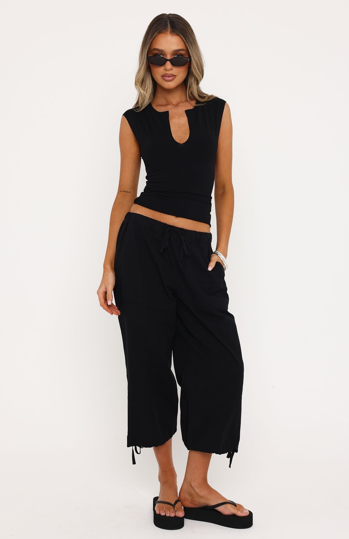 Something Cute Top Black